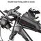 Rockbros 029-1BK bicycle bag for frame with phone cover - black - Bicycle - Sports & Fitness - Techbox