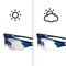 Rockbros 10069 photochromic UV400 cycling glasses - blue - Bicycle - Sports & Fitness - Techbox