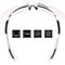Rockbros 10183 polarizing cycling glasses - blue | Techbox