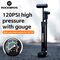 Rockbros 42310006001 bicycle pump with pressure gauge - black - Bicycle - Sports & Fitness - Techbox