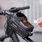 Rockbros B68-1 frame-mounted bicycle bag with phone pocket, 1.7l, black | Techbox