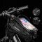 Rockbros B68 armored bicycle bag with phone cover 1.5l - black - Bicycle - Sports & Fitness - Techbox