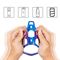 Rockbros FK338 Bike Bottle Holder - Blue and Purple | Techbox