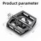 Rockbros PD15-BK Aluminum Alloy Bicycle Pedal Set - Black - Bicycle - Sports & Fitness - Techbox