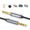 Choetech AUX002 cable mini jack 3.5mm (male) / mini jack 3.5mm (male) 1.2m - black - Cables & Adapters - Cables & Accessories - Techbox