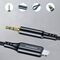 Choetech AUX007 Lighting / mini jack 3.5mm cable 1 m - black - Cables & Adapters - Cables & Accessories - Techbox