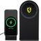 Ferrari Printed Logo MagSafe foldable 2in1 15W inductive charger - black | Techbox