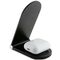 Ferrari Printed Logo MagSafe foldable 2in1 15W inductive charger - black | Techbox