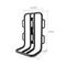 Rockbros 33210010001 front bicycle shelf for bicycle fork - black - Smartphone Holders - Smartphones - Techbox
