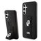 Karl Lagerfeld Gripstand Saffiano Karl&Choupette Pins case for Samsung Galaxy S23 FE - black | Techbox