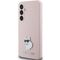 Karl Lagerfeld Silicone Choupette Metal Pin case for Samsung Galaxy S23 FE - pink | Techbox