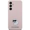 Karl Lagerfeld Silicone Choupette Metal Pin case for Samsung Galaxy S23 FE - pink | Techbox
