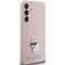 Karl Lagerfeld Silicone Choupette Metal Pin case for Samsung Galaxy S23 FE - pink | Techbox