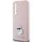 Karl Lagerfeld Silicone Choupette Metal Pin case for Samsung Galaxy S23 FE - pink | Techbox