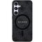 Guess 4G Collection Leather Metal Logo MagSafe Case for Samsung Galaxy S24 - Black | Techbox