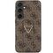 Guess GUHCS24SPGS4TDW S24 S921 brown/brown hardcase Grip Stand 4G Triangle Strass