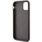 Guess GUHMN61G4GFRW iPhone 11 6.1" / Xr brown/brown hardcase 4G Collection Leather Metal Logo MagSafe | Techbox