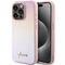 Guess Saffiano Iridescent Script case for iPhone 14 Pro Max - pink - Apple Cases - Cases - Techbox
