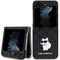 Karl Lagerfeld Saffiano Monogram Choupette Pin case for Samsung Galaxy Z Flip 5 - black - Samsung Cases - Cases - Techbox