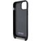 BMW M Edition Carbon Tricolor Lines &amp; Strap case for iPhone 15 / 14 / 13 - black | Techbox