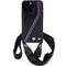 BMW M Edition Carbon Tricolor Lines &amp; Strap case for iPhone 15 Pro - black | Techbox