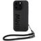 BMW Signature Leather Wordmark Cord case for iPhone 15 Pro Max - black | Techbox