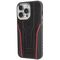 Audi Genuine Leather case with MagSafe for iPhone 14 Pro Max - black and red | Techbox
