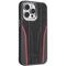Audi Genuine Leather case with MagSafe for iPhone 14 Pro Max - black and red | Techbox