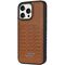Audi Synthetic Leather case with MagSafe for iPhone 15 Pro - brown | Techbox