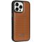 Audi Synthetic Leather case with MagSafe for iPhone 15 Pro Max - brown | Techbox