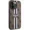 Guess 4G Printed Stripes MagSafe case for iPhone 15 Pro - brown | Techbox