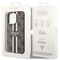 Guess 4G Printed Stripes MagSafe case for iPhone 15 Pro - brown | Techbox