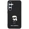 Karl Lagerfeld Fixed Glitter Ikonik Logo Metal Pin case for Samsung Galaxy S24+ - black - Samsung Cases - Cases - Techbox