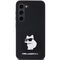 Karl Lagerfeld Silicone Choupette Metal Pin case for Samsung Galaxy S23 - black - Samsung Cases - Cases - Techbox