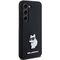 Karl Lagerfeld Silicone Choupette Metal Pin case for Samsung Galaxy S23 - black - Samsung Cases - Cases - Techbox