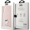 Karl Lagerfeld Silicone Choupette Metal Pin case for Samsung Galaxy S23+ - pink - Samsung Cases - Cases - Techbox