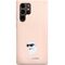 Karl Lagerfeld Silicone Choupette Metal Pin case for Samsung Galaxy S23 Ultra - pink | Techbox