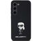 Karl Lagerfeld Silicone Ikonik Metal Pin case for Samsung Galaxy S23 - black - Samsung Cases - Cases - Techbox