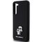 Karl Lagerfeld Silicone Karl&amp;Choupette Metal Pin case for Samsung Galaxy S23+ - black - Samsung Cases - Cases - Techbox