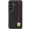 Ferrari Carbon Printed Line case for Samsung Galaxy S24 - black | Techbox