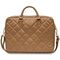 Guess Quilted 4G bag for a 16" laptop - brown
