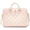 Guess Quilted 4G bag for a 16" laptop - pink