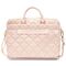 Guess Quilted 4G bag for a 16" laptop - pink