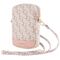 Guess Zip GCube Bottom Stripe phone bag - pink
