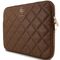 Guess Quilted 4G cover for a 14" laptop - brown