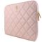 Guess Quilted 4G cover for a 14" laptop - pink