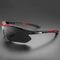 Rockbros 10001 Polarized Cycling Glasses - Black and Red | Techbox