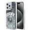 DKNY Liquid Glitter Big Logo iPhone 14 Pro Max Case - Black | Techbox