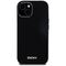 DKNY Liquid Silicone Small Metal Logo MagSafe Case for iPhone 14/15/13 - Black | Techbox