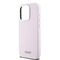 DKNY Liquid Silicone Small Metal Logo MagSafe case for iPhone 15 Pro - pink | Techbox